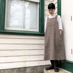 French linen × Shetland wool one-piece 第1張的照片