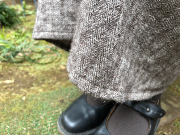 French linen × Shetland wool one-piece 第2張的照片