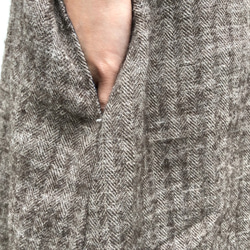 French linen × Shetland wool one-piece 第9張的照片