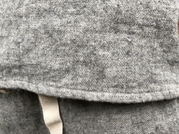 French linen × Shetland wool  tops 第4張的照片