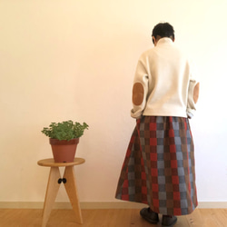 wool like polyester skirt 第4張的照片