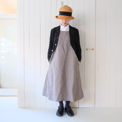 two tone rough one piece  light gray 第2張的照片