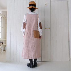 two tone rough one piece pink gray 第3張的照片