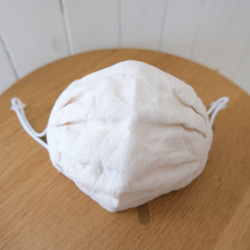 リネンのエチケットマスク　linen × cotton-linen　生成 2枚目の画像