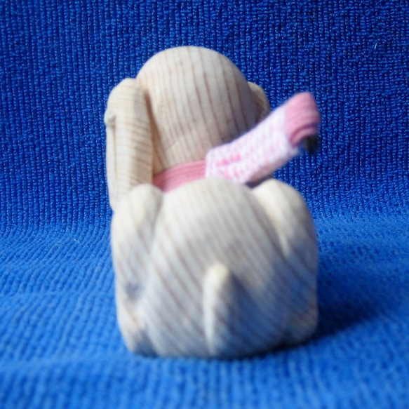 イングリッシュ・スプリンガー・スパニエル木工人形「フセ君」セルフペイントタイプ 5枚目の画像