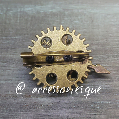 スチームパンク ブローチ QUE 通販 9162428｜Creema(クリーマ)