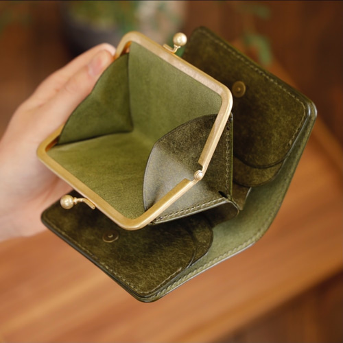 小さいがま口財布 / 各色 | HANARE LEATHER オンラインショップ
