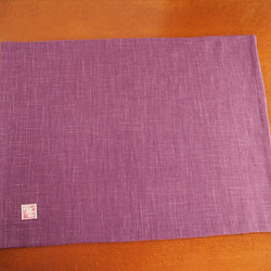 まこ様専用ページ  刺し子のランチョンマット（紫） 3枚目の画像