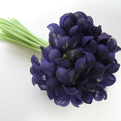紫羅蘭花束胸花【紫色】（定制） 第1張的照片