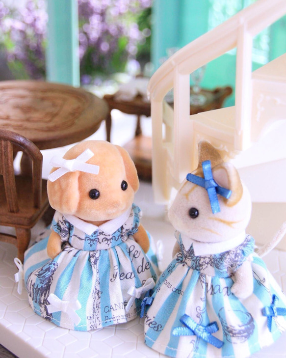 MAMI☆様確認用 シルバニアファミリー ハンドメイド 女の子用ドレス