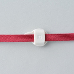 白磁の帯留（白ウサギ） 3枚目の画像