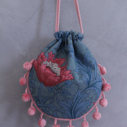 Candy Macaroons 巾着bag (pink) 2枚目の画像