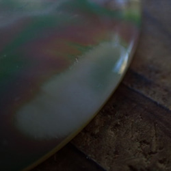 沖縄産夜光貝 ペンダントトップ　滴型 6枚目の画像