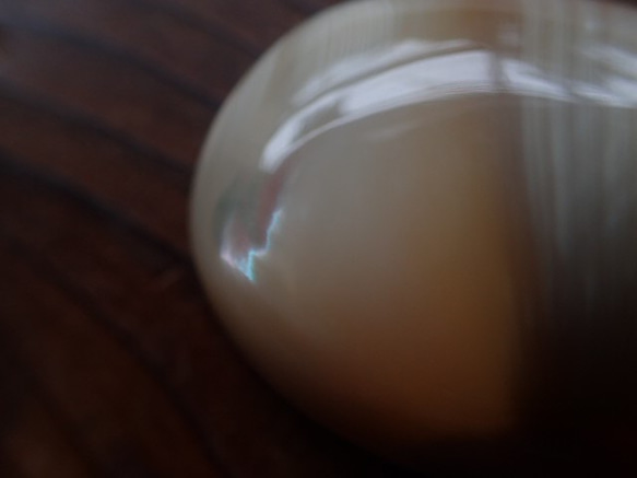 沖縄産夜光貝　穴なしパーツ　オーバル型10㎜厚 7枚目の画像