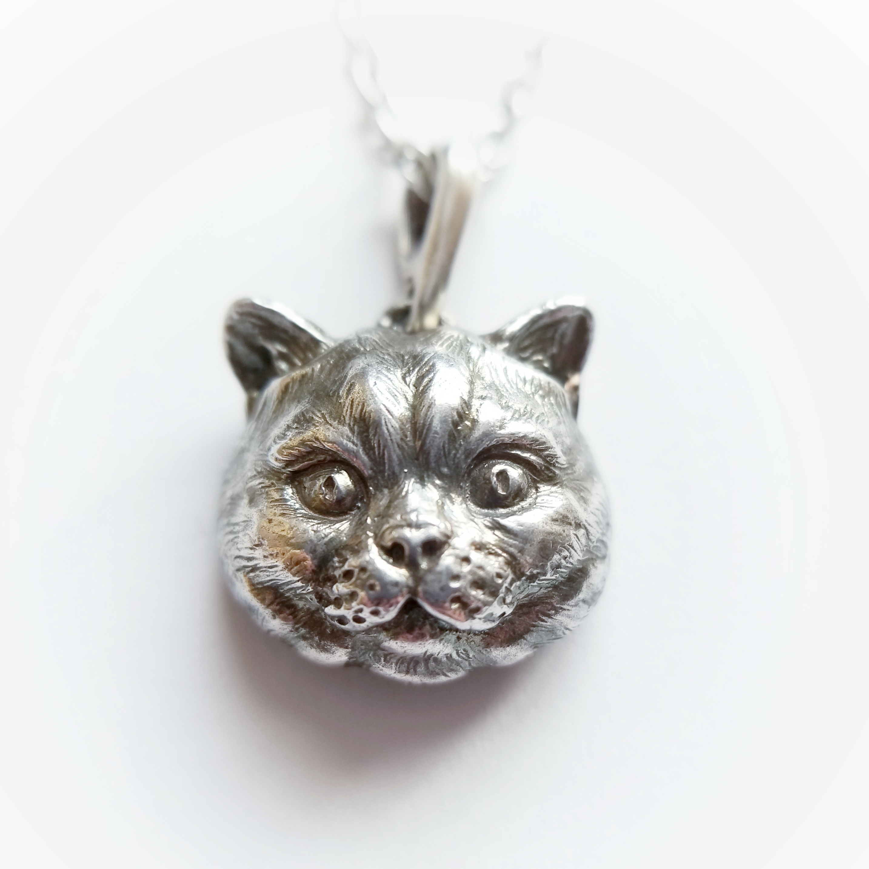 日本最大の 猫のsilver925製ペンダント（猫・ネコ・にゃんこ ネックレス・ペンダント