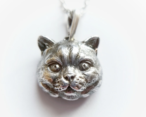 猫のsilver925製ペンダント（猫・ネコ・にゃんこ