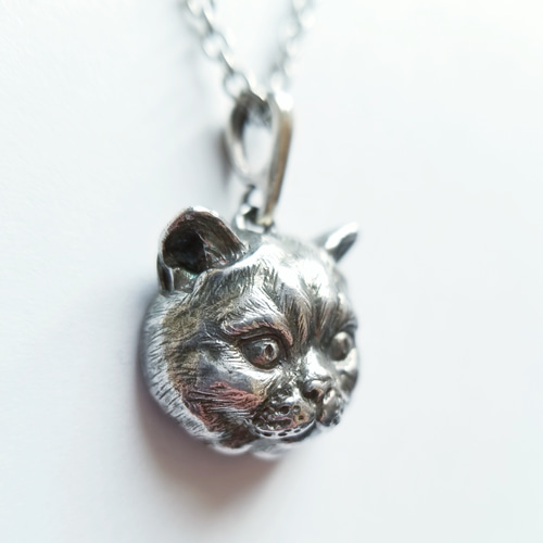 猫のsilver925製ペンダント（猫・ネコ・にゃんこ