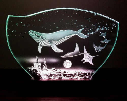 Manuhanaさま専用（原画）星を運ぶクジラ　ほか　4点おまとめ 1173433f25e8638cd5f8e4e38c00b9