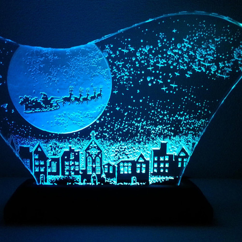 mosaik verglasung/ステンドグラス/三日月&星型/ドイツ製 mosaik