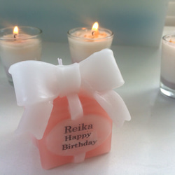 Ribbon message candle 第2張的照片