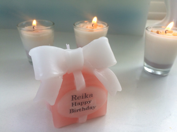 Ribbon message candle 第2張的照片