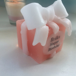 Ribbon message candle 第5張的照片