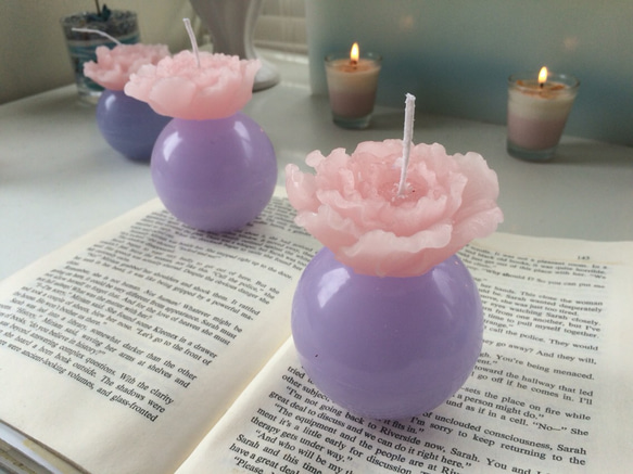 Peony ball candle 第2張的照片