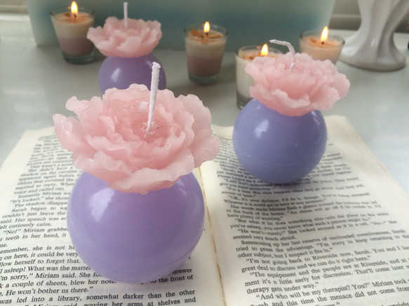 Peony ball candle 4枚目の画像