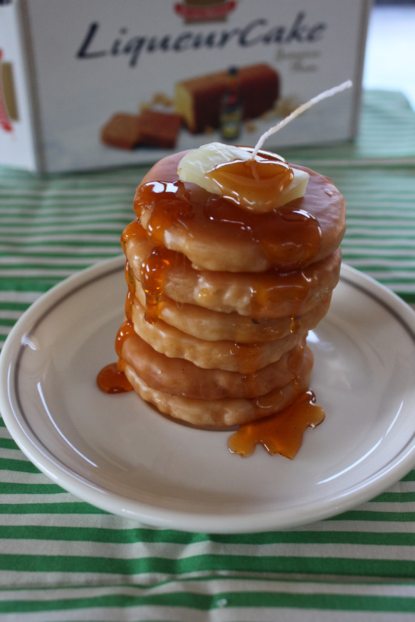 pancake candle（パンケーキのキャンドル） 1枚目の画像