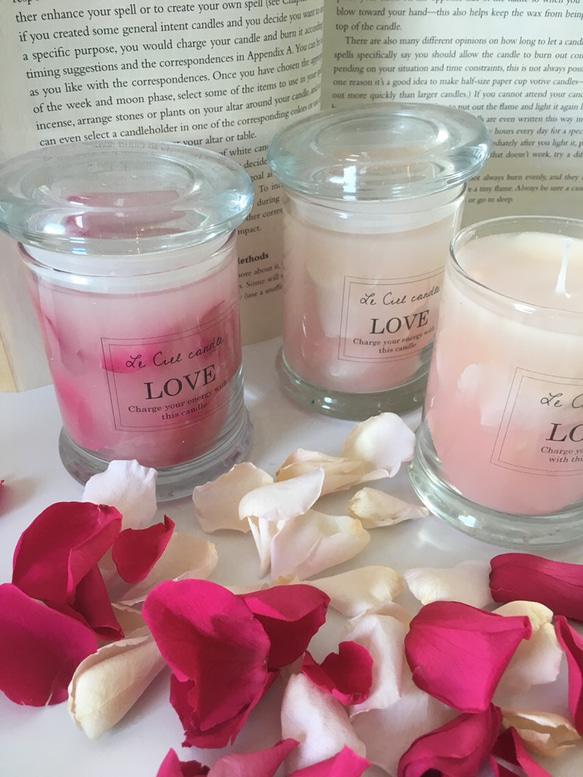 Love Rose blessing candle 4枚目の画像