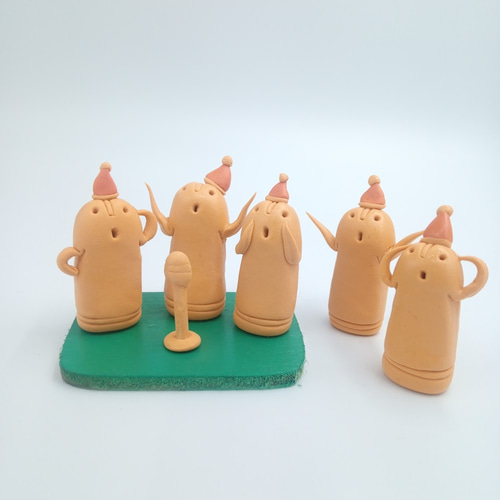 マッチョ はにわ その他置物 こねこね 通販 12331137｜Creema(クリーマ)