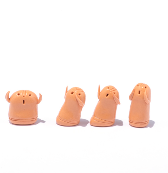 有价值的股票 埴輪（はにわ）セット　ディスプレイ用置物 奢华的装饰品　　感受历史