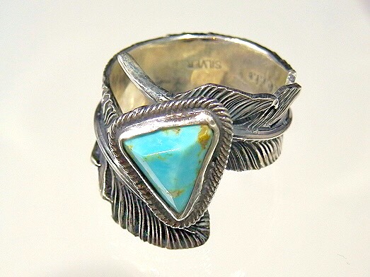 キングマンターコイズ フェザーリング23号