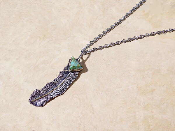 キングマンターコイズ フェザーTOP②