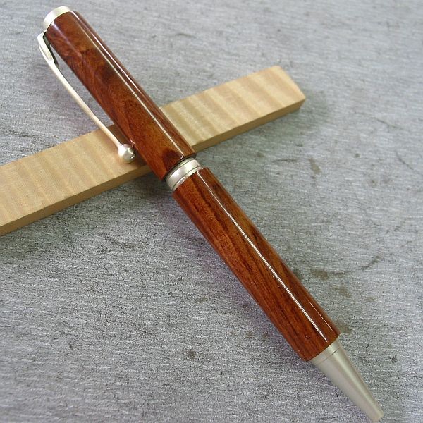 【ホンジュラスローズウッド】 木軸ボールペン 重厚な木肌が素敵【即日発送】