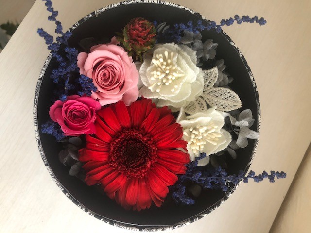 英国ロンドンリバティプリントBOXアレンジ