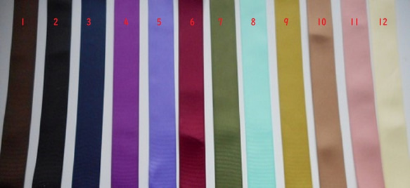 全12色★グログランリボンとパールのヘアゴム　リボンゴム 5枚目の画像