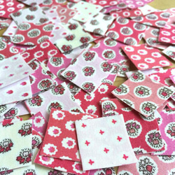 【再販】ソレイアードの布シール70枚（ピンク系） 1枚目の画像