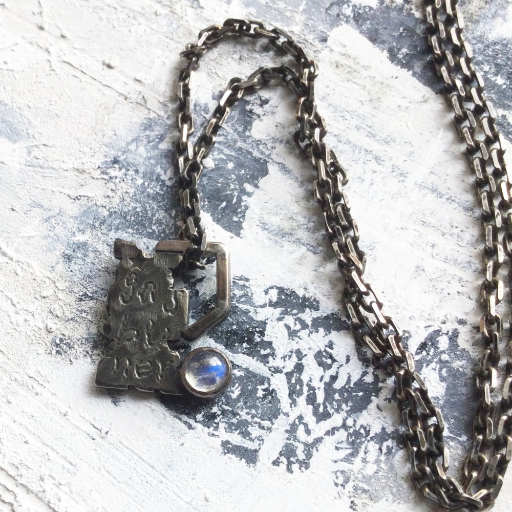 グラフィティーネックレス　ラブラドライト