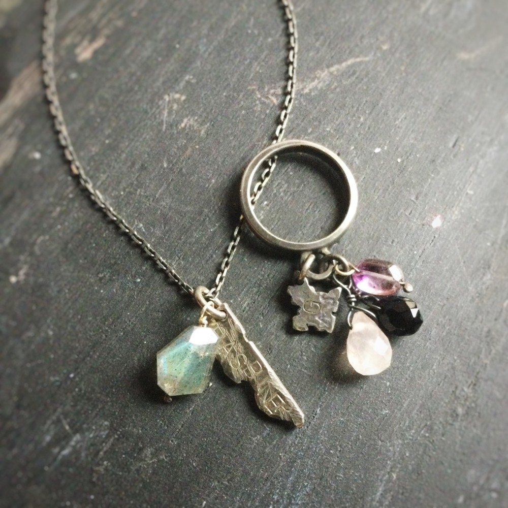 グラフィティジェムズ　8.5号リング&ネックレス　Creema限定