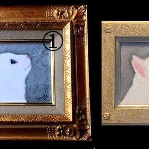 白い猫の絵 額縁入り Amazon | ピエール・ボナール 白い猫 A4 ポスター 輸送用 額付き