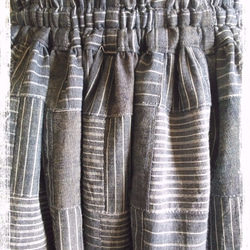 バルーンスカート(フリーサイズ）マドラスチェック 4枚目の画像