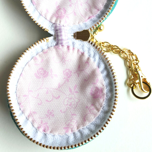 ゆき マカロンポーチ ユキエモン生地のマカロンポーチハンドメイド3個セット٩(๑❛ᴗ