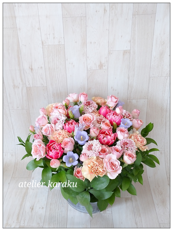 【生花】季節のお任せ 生花アレンジメント　 5枚目の画像
