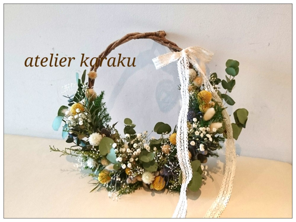 ドライフラワーブーケ リースブーケ