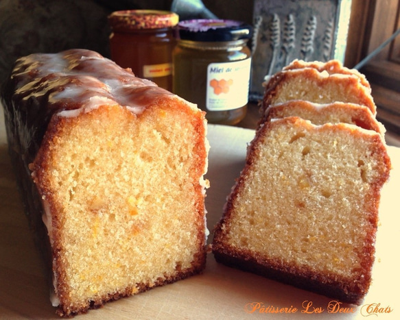 【期間限定】フランス産オレンジのパウンドケーキ(1/2本)✩敬老の日・お誕生日･記念日のお祝いにも★ 2枚目の画像