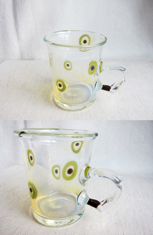 耐熱ガラスのマグカップ　３　 4枚目の画像