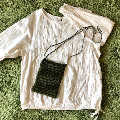 キャンパーのサコッシュ・オリーブグリーン サコッシュ miyu キャンパーのサコッシュ・オリーブグリーン サコッシュ miyu