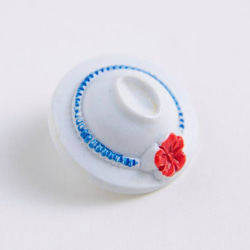 ヴィンテージボタン　White Hat ~ Made in Italy 1枚目の画像