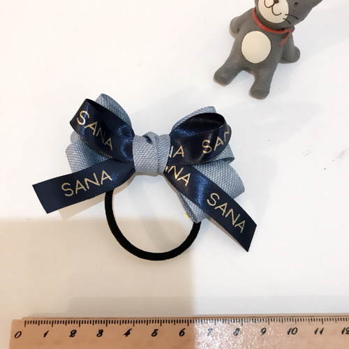 送料込み♡お名前入りのリボンゴム☆オーダー☆プレゼントにも 